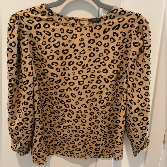 Ann Taylor Cheetah Print Blouse - Picture 1 of 5